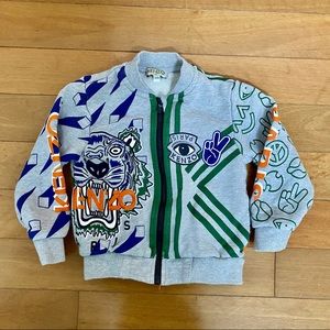 🐯KENZO🐯 Zip-up sweatshirt